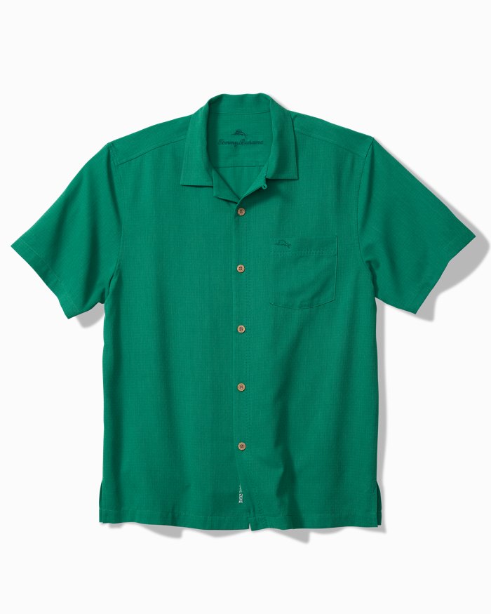 Coastal Breeze Check IslandZone Camp Shirt