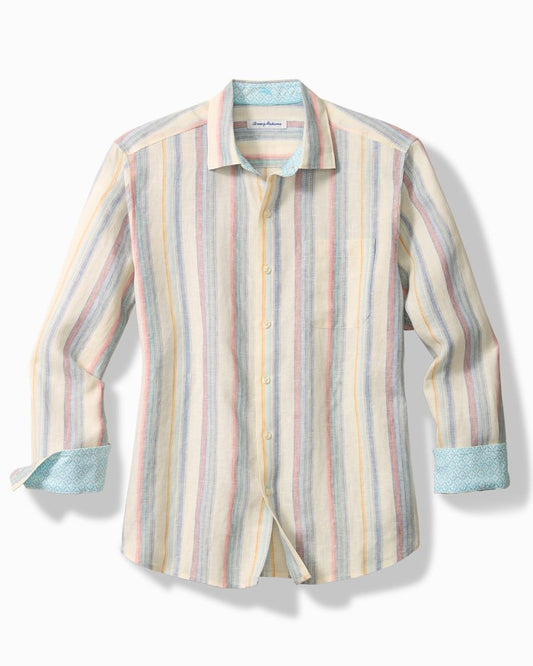 Las Mantas Stripe Linen Shirt