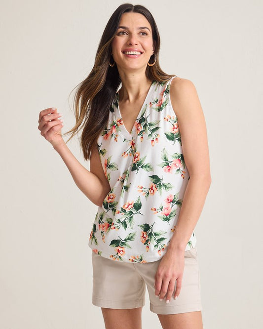 Kauai Florentina Flourish Tank Top