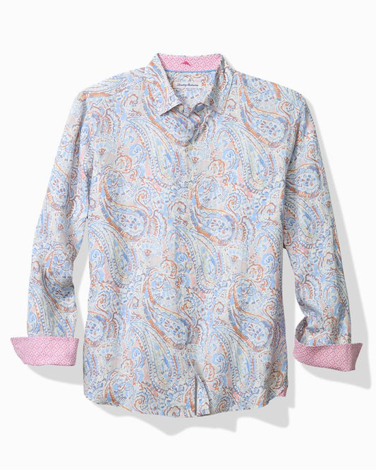 Playa Blanca Paisley Linen Shirt