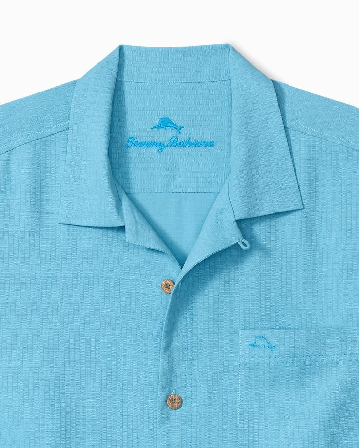 Coastal Breeze Check IslandZone  Camp Shirt