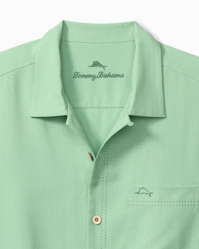 Coastal Breeze Check IslandZone  Camp Shirt