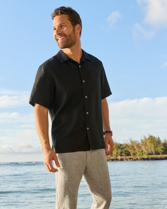 Desert Riviera Linen Camp Shirt