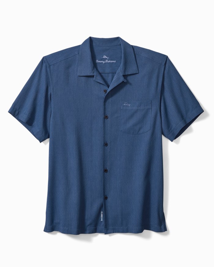 Coastal Breeze Check IslandZone  Camp Shirt