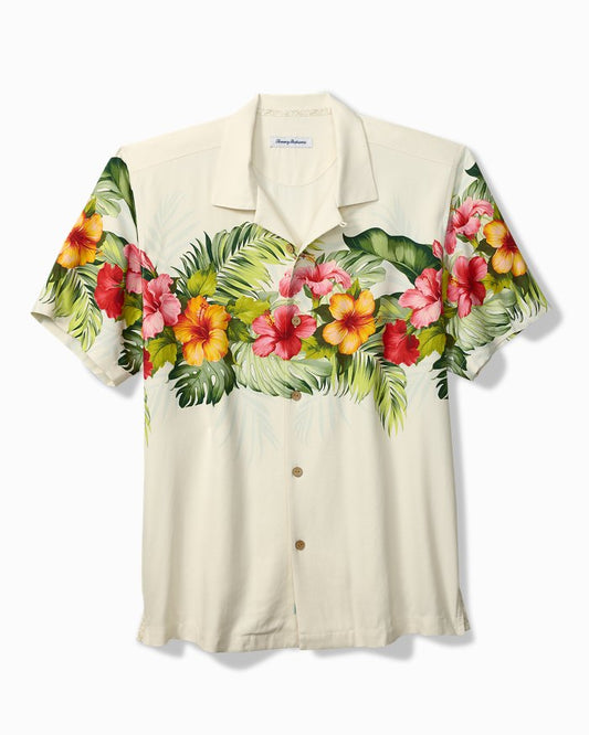 Island Blooms Silk Camp Shirt