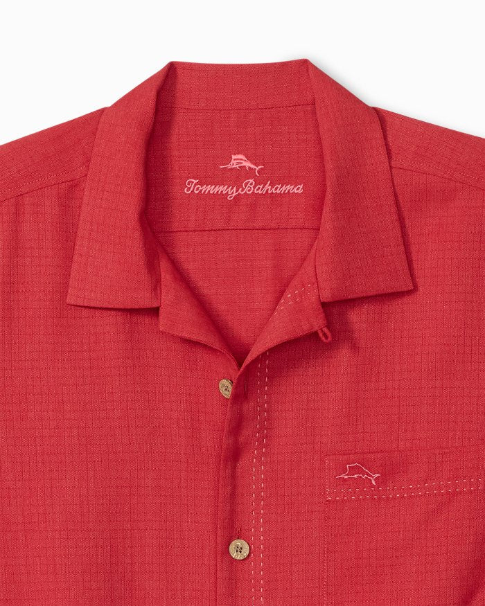Coastal Breeze Check IslandZone  Camp Shirt