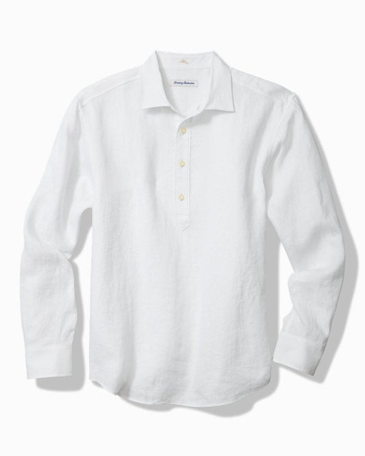 Desert Riviera Linen Popover Shirt